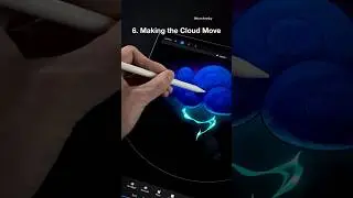 Lightning Animation in 30 Seconds 🤯 #procreate #animation