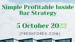A simple, profitable inside bar strategy for beginners.