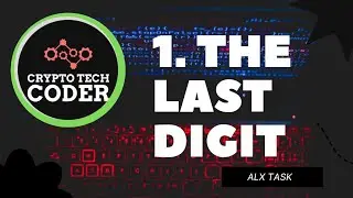 1. The last digit || code along || (0x01. C - Variables, if, else, whileC)