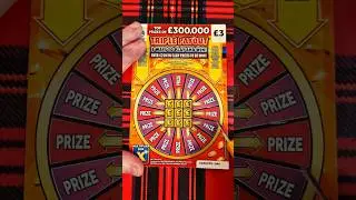 &pound;3 lottery scratch card triple payout #shorts #payout  #lottery