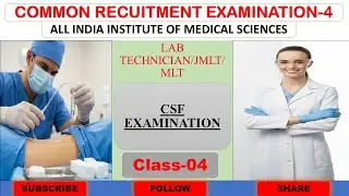 AIIMS CRE-4 |CSF | LAB TECHNICIAN/JMLT/MLT | BMLT & DMLT | CLASS#004  | HINDI | @MTWORLD-q1p ​