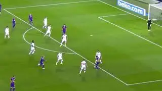 Suarez beautiful backheel goal vs Mallorca