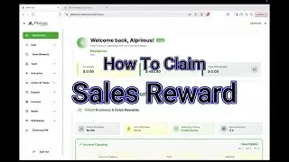How to Claim AL-Primus Sales Reward | Redefining vitality with stem cell science.  #9109365291