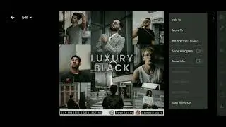 Luxury Black - Lightroom Presets