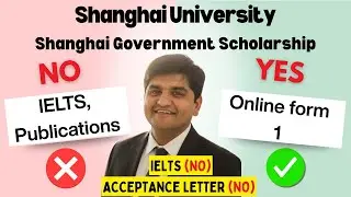 Shanghai University Shanghai Government Scholarship 2026: Full Step-by-step guidance