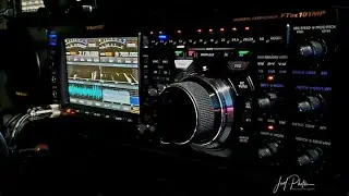 YAESU FTDX 101D using a qrm Eliminator and the VC tune