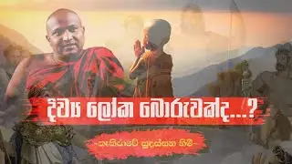 දිව්‍ය ලෝක බොරුවක්ද..? -කැකිරාවේ සුදස්සන හිමි-