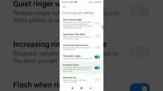 how to proximity senser enable in redmi note 7 8 pro