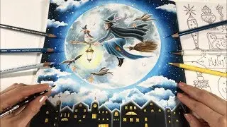 WITCH COLORING | Happy Witch - Part 2 | Romantic Country 3