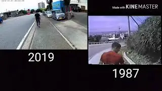 Camp Futenma 1987 and 2019 (Okinawa)