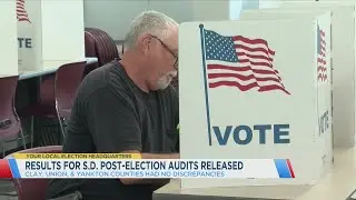 Results For S.D. Post-Election Audits Released