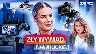 NAWROCKA W TVN24 - NIEPRZYGOTOWANA I ZESTRESOWANA