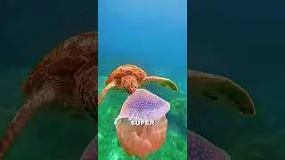 la fois o&ugrave; une tortue a mang&eacute; une m&eacute;duse super rare ! #tortue #plongeesousmarin #meduse