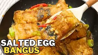 Creamy Salted Egg Bangus Recipe
