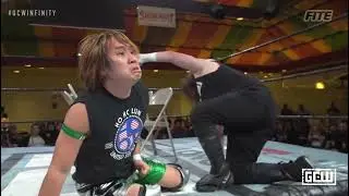 Jimmy Lloyd and Ho Ho Lun play with chairs - GCW Til Infinity (12/31/21)