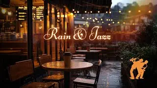 Rain Sounds & Jazz in a Warm Café | Perfect for Relaxing & Studying