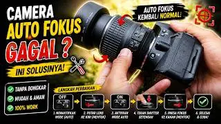 Camera Auto Focus Gagal || cara memperbaiki auto fokus yang gagal #Nikon #nikon5300d #camera