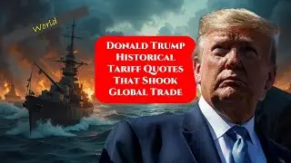 Top 10 Donald Trump Tariff Quotes That Changed History & Shocked the World! #World