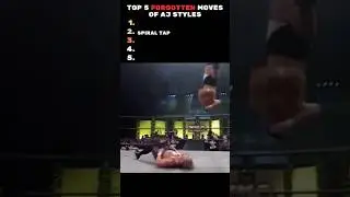 Top 5 Forgotten Moves of AJ Styles ! #shorts #wwe