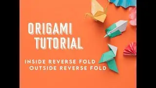Origami Inside Reverse Fold and Outside Reverse Fold Tutorial