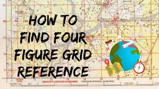 How to find four figure grid reference | Topography Geography in Hindi | Rissh Sharma