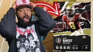 CHRISTMAS RUSH PACK OPENING FOR JALEN RAMSEY! COLLEGE FOOTBALL 25