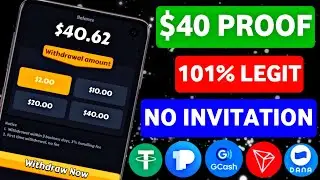 $40 LIVE PROOF||TOP RICH NEW EARN APP|TRX,PAYPAL, USDT,GCASH,DANA|HOW TO MAKE MONEY ONLINE