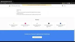 Adjust Screen Brightness on Google Chrome Desktop