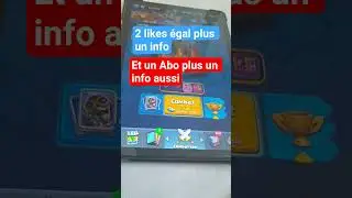2 likes ou un Abo &eacute;gal plus une info