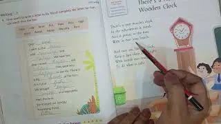  Exercise  -There is a Neat Wooden Clock Poem Class -1 Gems English Reader Silver Jubilee Edition 