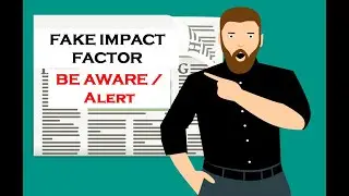Impact factor of journals in tamil | Fake impact factors | How to identify fake impact factor