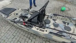 IRON 1187 COM MOTOR MERCURY 5 HP - LOJA CAIAQUE BRASIL - 47 9 8459-3734