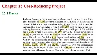 Ch 15 Cost-Reducing Project 16