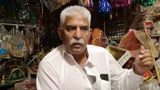 Buying PTI & Pakistani flags in Urdu Bazar Rawalpindi