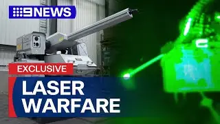 Canberra company becomes world's first to supply high-powered laser weapons | 9 News Australia