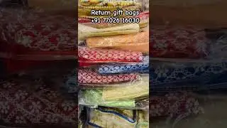 Return gift bags Wholesale in Hyderabad #giftbag #returngifts #begumbazar #hyderabadshopping