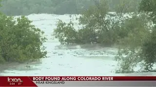 Homes underwater along Lake Marble Falls