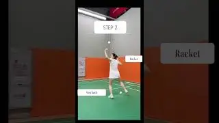Malay step,slow motion analysis #badminton #badmintontraining