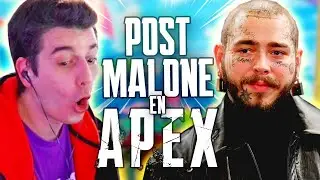 POST MALONE juega APEX LEGENDS! 😱 *y me sorprende*