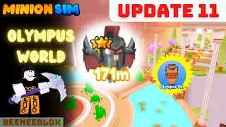 *SECRET PET* I hatched Ares! Olympus GODS UPDATE 11 | Minion Simulator (Roblox)