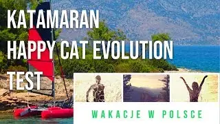 Katamaran happy cat evolution review, składany pneumatyczny pompowany katamaran. Recenzja i test.