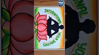 International Yoga Day Drawing | Yoga Day Drawing #shorts #youtubeshorts #short #viral #viralvideo