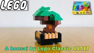 Lego Classic 11717 assembling to a bonsai #175