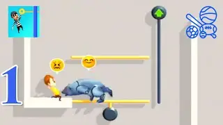 Pin Pull (by Gamejam) Pin Rescue Gameplay Walkthrough 1