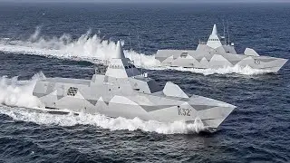 Swedish Navy's $184 Million Ghost Ship: Visby Class Stealth Corvette in Action