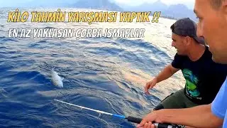 Akşam Suyunda Muhteşem Balıklar Yakaladık !! / Kilo Tahmin Yarışması