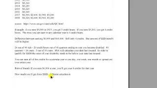 How do Earnings Credits Work for SSDI Claims?