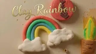 Diy clay Rainbow #crafts #clay 