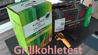 Test der Premiumgrillkohle  MC Brikett und Greekfire