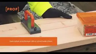PROF-piilokiinnitys terassilautoihin
